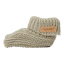 Bild von Gestrickte Babyschuhe Olive - grösse 1