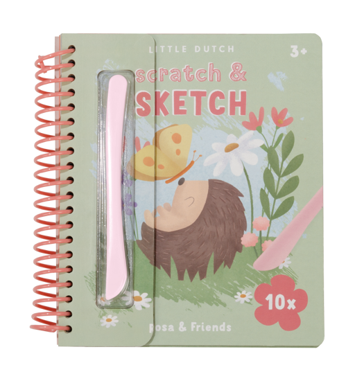 Bild von Scratchbuch Rosa&Firends