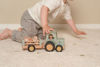 Bild von Traktor mit Anhänger Little Farm FSC