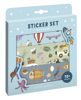 Bild von Stickerset 3 Blättern Jim&Friends