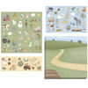 Bild von Stickerset 3 Blätter Little Farm