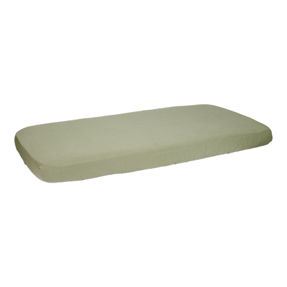 Bild von Spannbetttuch Wiege Pure Olive 40x80cm