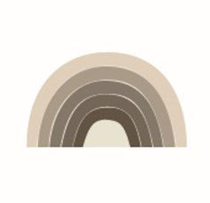 Bild von Teppich Rainbow Shape Natural 80x130cm Anti Slip