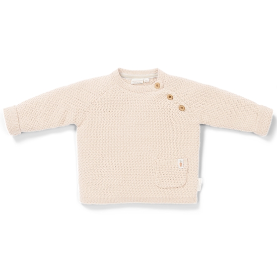 Bild von Gestrickter Pullover Sand - 74 (NOOS)
