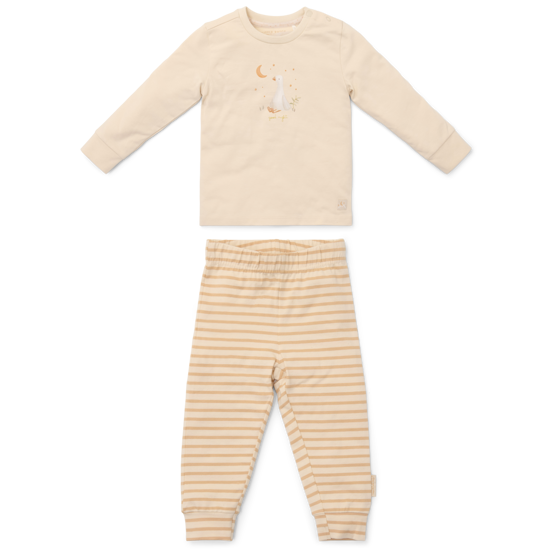 Bild von Zweiteiliger Pyjama Natural Stripes - 62/68 (NOOS)