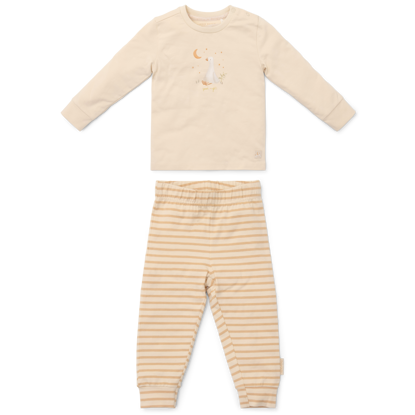 Bild von Zweiteiliger Pyjama Natural Stripes - 86/92 (NOOS)