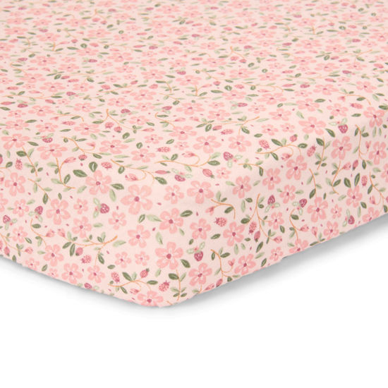 Bild von Spannbetttuch Wiege Fairy Floral 40x80cm