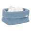 Bild von Aufgewahrungsbox gestrickt gross Pure Denim Blau