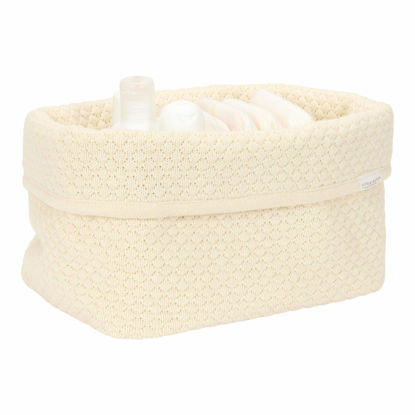 Bild von Aufbewahrungsbox gestrickt gross Pure Soft White