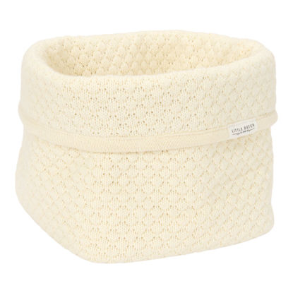 Bild von Aufbewahrungsbox gestrickt klein Pure Soft White