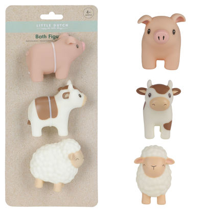 Bild von Little Dutch Farm Badefiguren Set/3