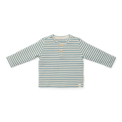 Bild von T-shirt langärmlig Stone Blue Stripe - 74 (NOOS)
