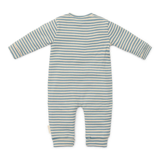Bild von Strampler Stone Blue Stripe - 44