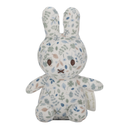 Bild von Miffy x Little Dutch Kuscheltier all-over print 15 cm - Lucky Leaves GRS