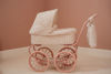 Bild von Puppen Buggy aus Metall vintage