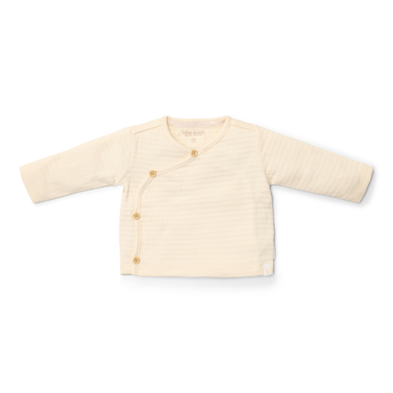 Bild von T-shirt wrap long sleeves Creme - 62