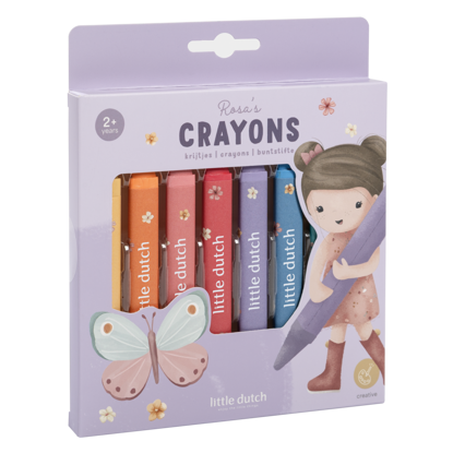 Bild von Wachsmalstifte Rosa