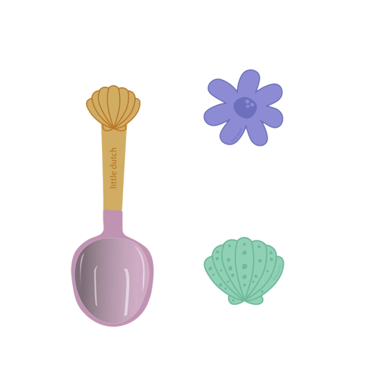 Bild von Little Dutch Dreamy Mermaid Beach Set 3pcs