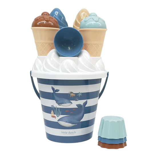 Bild von Little Dutch Ocean World Icecream Bucket Set 14pcs