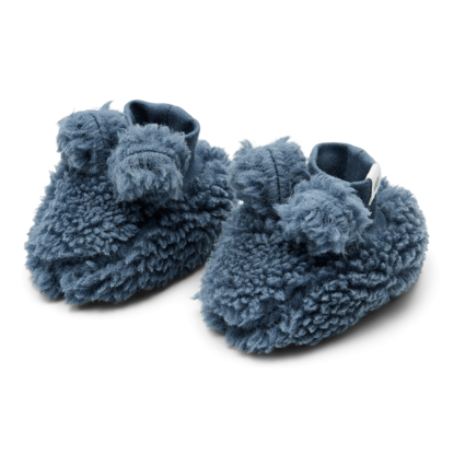 Bild von Teddy booties Stone Blue - 3-9 months