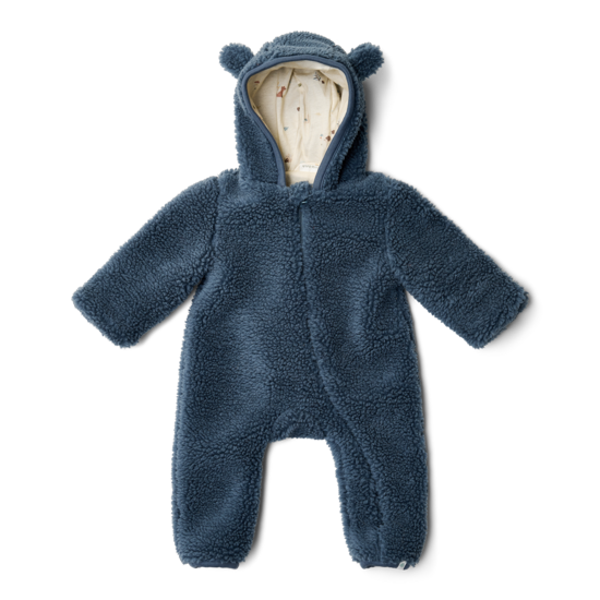 Bild von Teddy one-piece suit Stone Blue - 62/68