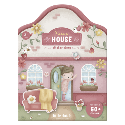 Bild von Wiederverwendbares Stickerheft Rosa