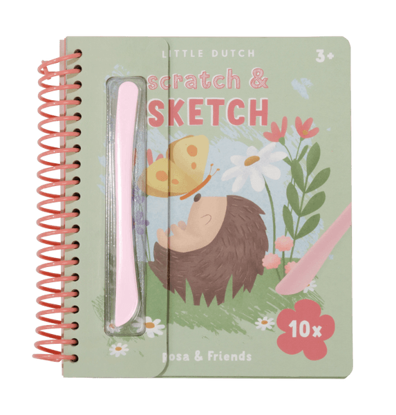 Bild von Scratchbuch Rosa&Friends