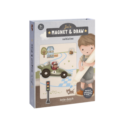 Bild von Magnet Bastelset Jim & Fahzeuge