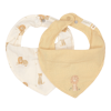 Bild von 2er-Pack Bandana-Lätzchen - Gelb - Safari Leo