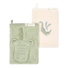 Bild von Waschlappen-Set Krokodil - Grün