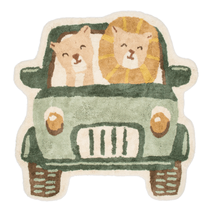 Bild von Teppich Safari Auto