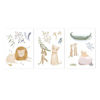 Bild von Wandsticker-Set – Safari Leo – A3