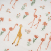 Bild von Babybett Spannbettlaken - Blooming Safari