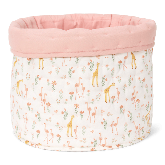 Bild von Aufbewahrungskorb Medium - Rosa - Blooming Safari