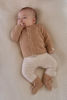 Bild von Newborn NOOS Safari Freunde Gestrickte Wickeljacke Soft Tan 50