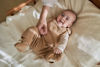 Bild von Newborn NOOS Safari Freunde Gestrickter Strampler Soft Tan 56
