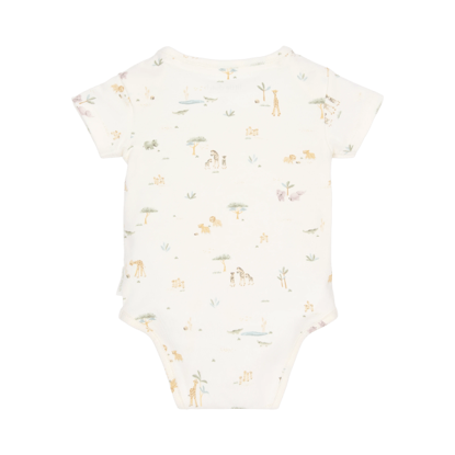Bild von Newborn NOOS Safari Freunde Strampler kurzarm Little Safari 56