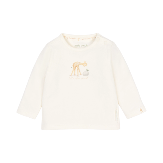 Bild von Newborn NOOS Safari Freunde T-Shirt Langarm Creme 56