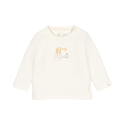 Bild von Newborn NOOS Safari Freunde T-Shirt langarm Creme 68