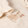 Bild von Newborn NOOS Safari Freunde Wickelbody Langarm Vanilla melee 44