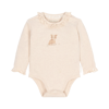 Bild von Newborn NOOS Safari Freunde Wickelbody lange Ärmel Vanilla melee 56