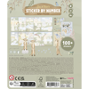 Bild von Stickerbuch Zahlen Safari Rosa